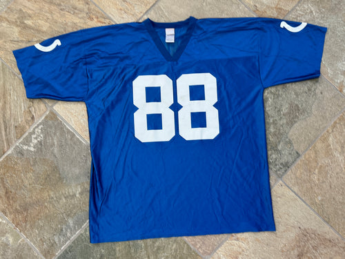 Vintage Indianapolis Colts Marvin Harrison Football Jersey, Size XXL