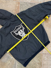 Load image into Gallery viewer, Vintage Los Angeles Raiders Parka Football Jacket, Size Large