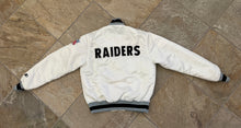 Load image into Gallery viewer, Vintage Los Angeles Raiders Starter Satin Football Jacket, Size Medium