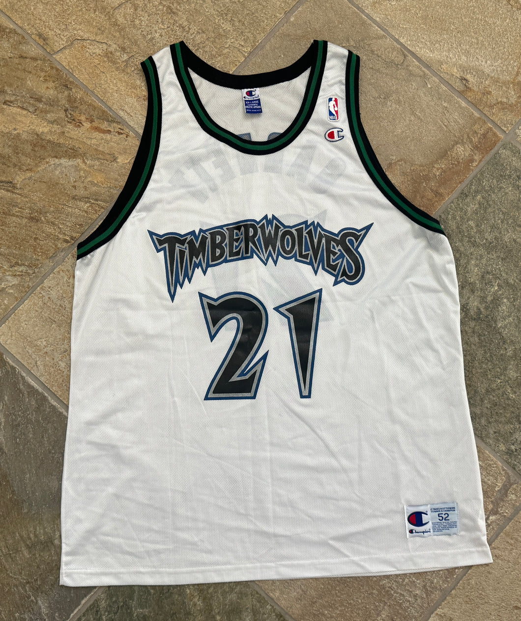 Vtg Kevin Garnett popular Minnesota Timberwolves Nike Rewind '95 Jersey Men XXL Sewn NBA