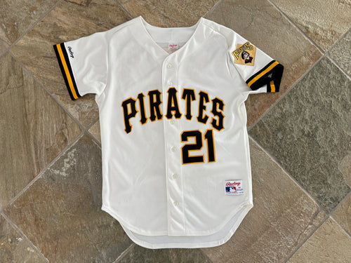 Vintage Pittsburgh Pirates Roberto Clemente Rawlings Baseball Jersey, Size 40, Medium