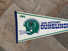 Load image into Gallery viewer, Vintage San Antonio Gunslingers USFL Football Pennant