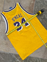 Load image into Gallery viewer, Vintage Los Angeles Lakers Shaquille O’Neal Champion Basketball Jersey, Size Youth XL, 18-20