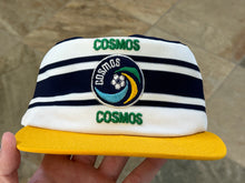 Load image into Gallery viewer, Vintage early New York Cosmos AJD Classic Stripes NASL Snapback Soccer Hat ***