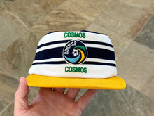 Load image into Gallery viewer, Vintage early New York Cosmos AJD Classic Stripes NASL Snapback Soccer Hat ***