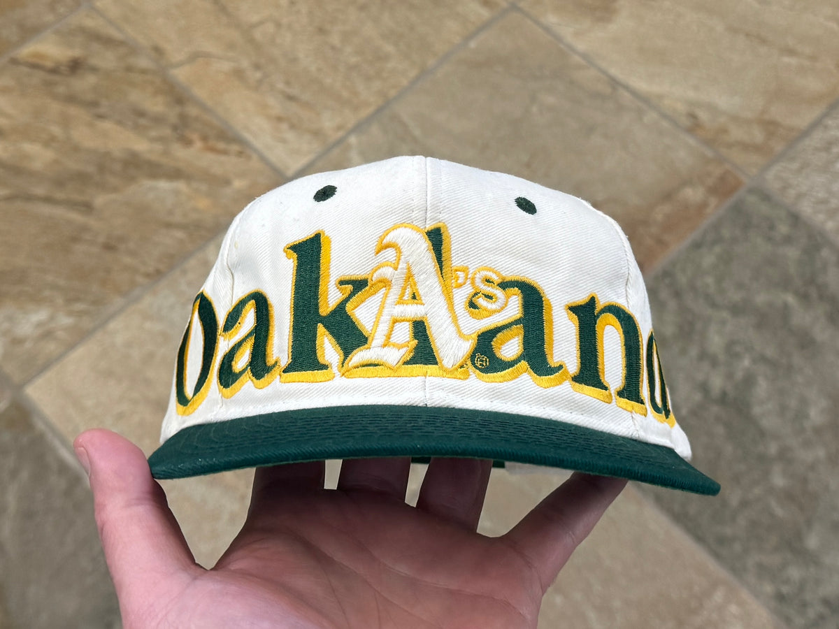 OAKLAND ATHLETICS スナップバック LOGO 7 Vintage Oakland Athletics Logo 7 Snapback Baseball Hat – Stuck In