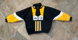 Vintage Pittsburgh Steelers Pro Player Reversible Parka Football Jacket, Size XL