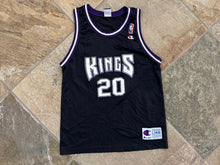 Load image into Gallery viewer, Vintage Sacramento Kings Jon Barry Champion Basketball Jersey, Size Youth Large, 14-16