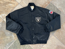 Load image into Gallery viewer, Vintage Los Angeles Raiders Starter Satin Football Jacket, Size Large