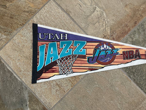 Vintage Utah Jazz NBA Basketball Pennant