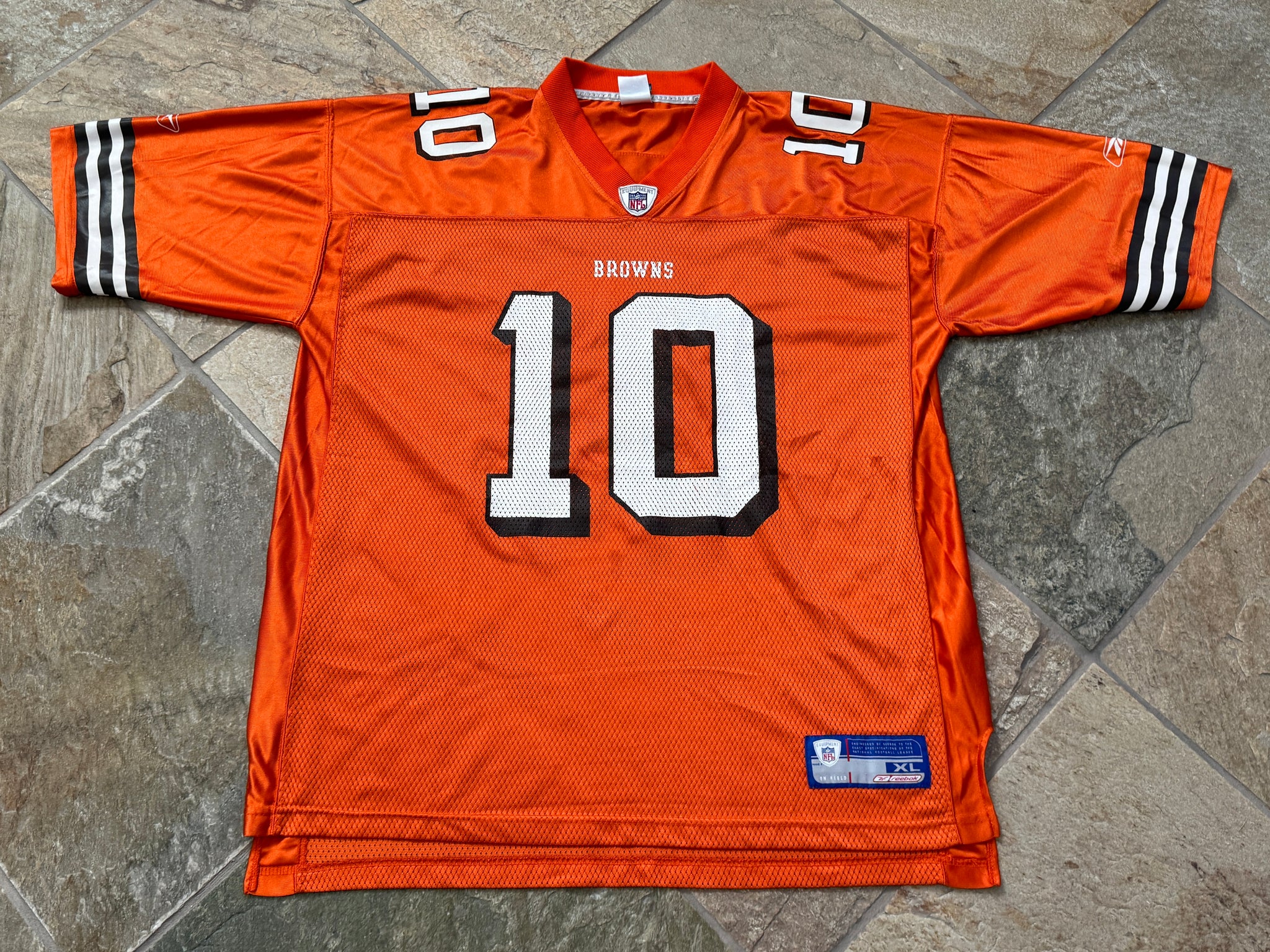 Vintage Cleveland Browns Kelly Holcomb Reebok Football Jersey