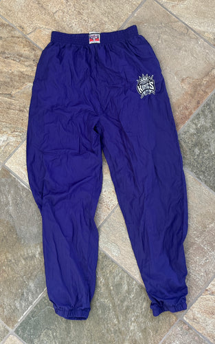 Vintage Sacramento Kings Jump Ball Sports Nylon Basketball Pants, Size Medium