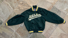 Load image into Gallery viewer, Vintage Oakland Athletics Starter Satin Baseball Jacket, Size Large