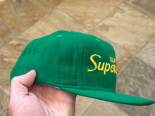 Load image into Gallery viewer, Vintage Seattle Supersonics Sports Specialties Script Snapback Basketball Hat