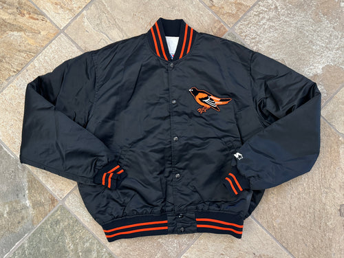 Vintage Baltimore Orioles Starter Satin Baseball Jacket, Size XL