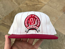 Load image into Gallery viewer, Vintage Oklahoma Sooners Starter Pinstripe Snapback College Hat