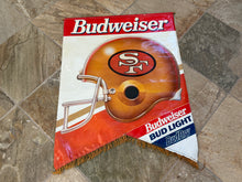Load image into Gallery viewer, Vintage San Francisco 49ers Budweiser Banner Flag Bar Display ###