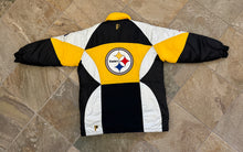 Load image into Gallery viewer, Vintage Pittsburgh Steelers Pro Player Parka Football Jacket, Size XL