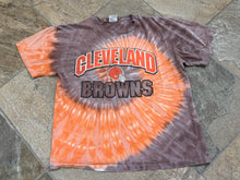 Load image into Gallery viewer, Vintage Cleveland Browns Tie Dye Football TShirt, Size Large