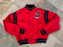 Load image into Gallery viewer, Vintage Cleveland Indians Starter Satin Baseball Jacket, Size XL