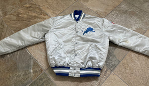 Vintage Detroit Lions Starter Satin Football Jacket, Size XL