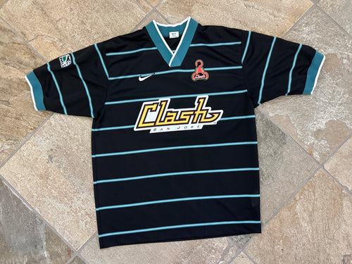 Vintage San Jose Clash Nike Soccer Jersey, Size Large