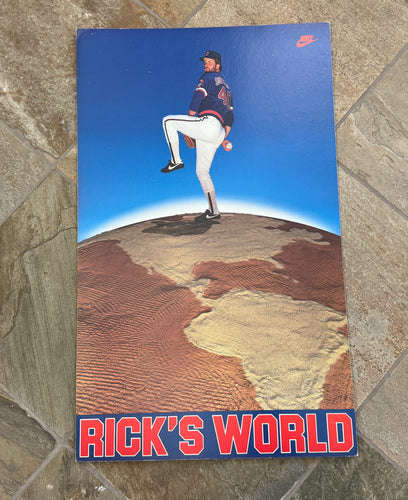 Vintage Chicago Cubs Rick Sutcliffe Rick’s World Nike Baseball Poster ###