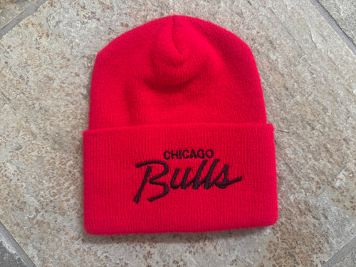 Vintage Chicago Bulls Sports Specialties Script Beanie Basketball Hat