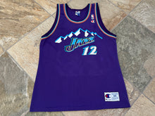 Load image into Gallery viewer, Vintage Utah Jazz John Stockton Champion Basketball Jersey, Size 44, Large