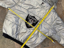 Load image into Gallery viewer, Vintage Oakland Raiders Pro Player Reversible Parka Football Jacket, Size XL