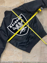 Load image into Gallery viewer, Vintage Los Angeles Raiders Starter Satin Football Jacket, Size Medium