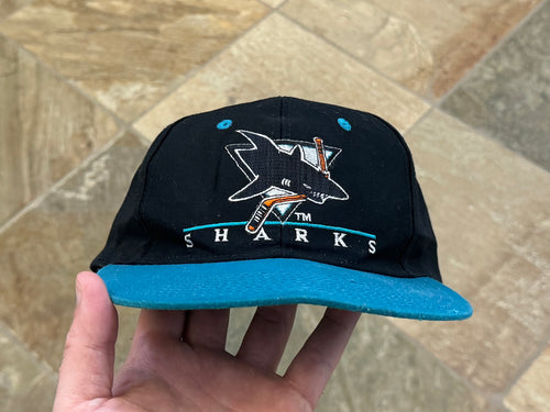 Vintage San Jose Sharks Twins Snapback Hockey Hat