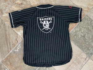 Vintage Los Angeles Raiders Starter Pinstripe Football Jersey, Size XL