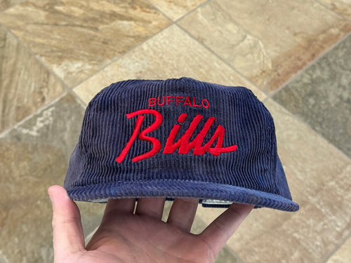 Vintage Buffalo Bills Sports Specialties Corduroy Script Football Hat