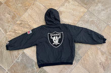Load image into Gallery viewer, Vintage Los Angeles Raiders Parka Football Jacket, Size Large