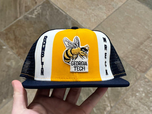 Vintage Georgia Tech Ramblin Wreck AJD Snapback College Hat