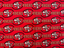 Load image into Gallery viewer, Vintage San Francisco SF 49ers NFL Football Fabric Sheet ###