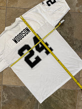 Load image into Gallery viewer, Vintage Oakland Raiders Charles Woodson Reebok Football Jersey, Size XL