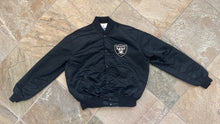 Load image into Gallery viewer, Vintage Los Angeles Raiders Starter Satin Football Jacket, Size XL