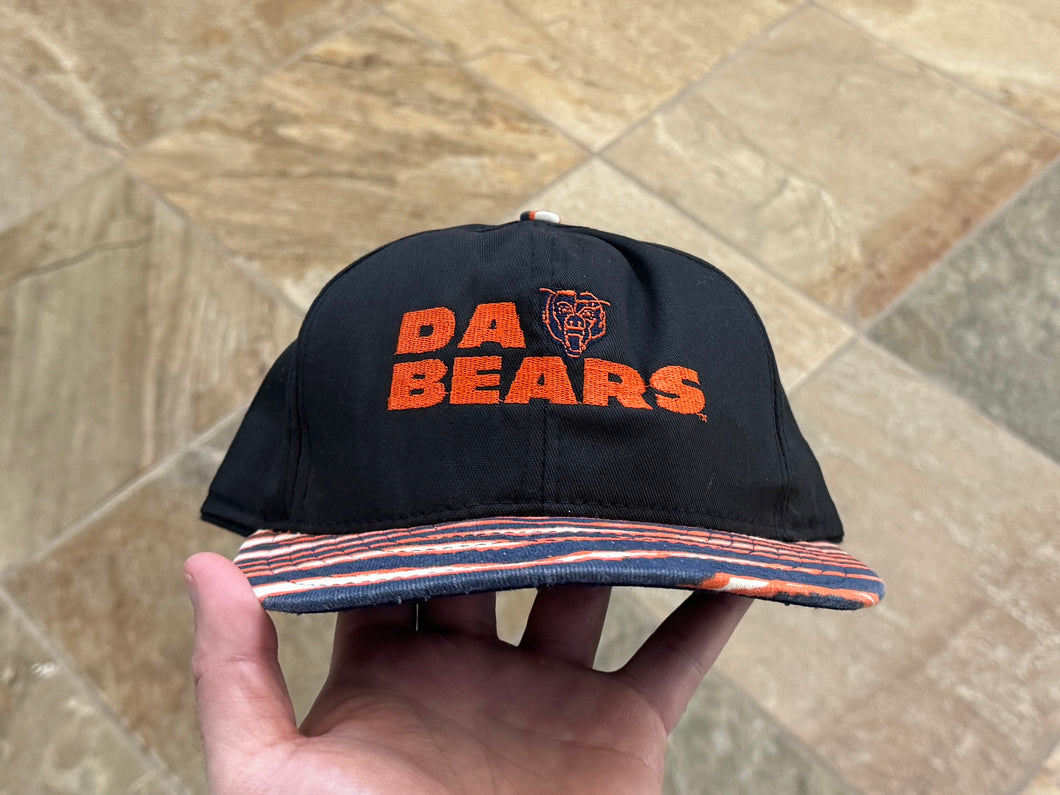 Vintage Chicago Bears Zubaz AJD Snapback Football Hat