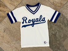 Load image into Gallery viewer, Vintage Kansas City Royals Sand Knit Baseball Jersey, Size Youth Small, 6-8
