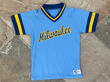 Load image into Gallery viewer, Vintage Milwaukee Brewers Sand Knit Baseball Jersey, Size Youth Medium, 8-10