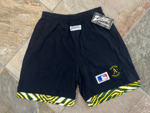 Vintage Oakland Athletics Zubaz Baseball Shorts, Size Medium