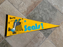 Load image into Gallery viewer, Vintage California Oakland Golden Seals Sparky Hockey Pennant