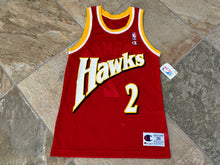 Load image into Gallery viewer, Vintage Atlanta Hawks Stacey Augmon Champion Basketball Jersey, Size 36, Small