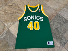 Load image into Gallery viewer, Vintage Seattle SuperSonics Shawn Kemp Champion Basketball Jersey, Size 44, Large