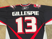 Load image into Gallery viewer, Vintage San Jose Stealth Travis Gillespie Game Worn Reebok NLL Lacrosse Jersey ###