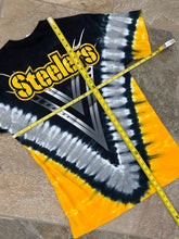 Load image into Gallery viewer, Vintage Pittsburgh Steelers Majestic Tie Dye Football TShirt, Size Medium