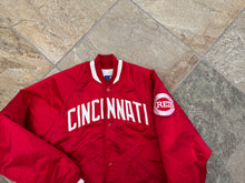 Load image into Gallery viewer, Vintage Cincinnati Reds Starter Satin Baseball Jacket, Size Small
