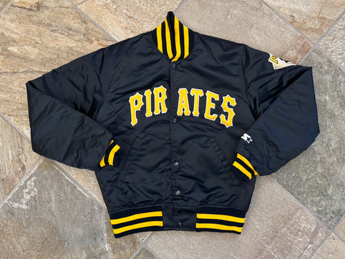 Vintage Pittsburgh Pirates Starter Satin Baseball Jacket, Size Small